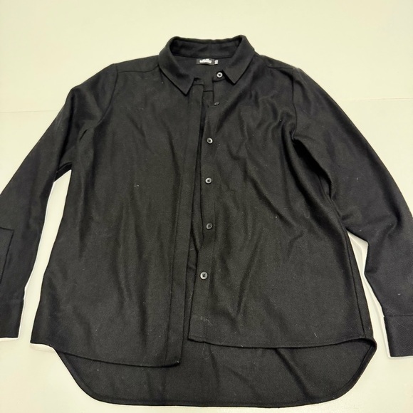 Kate spade Saturday black wool button down size S - Picture 1 of 7